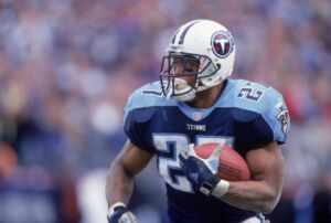 1995 Heisman winner Eddie George while with the Tennessee Titans.