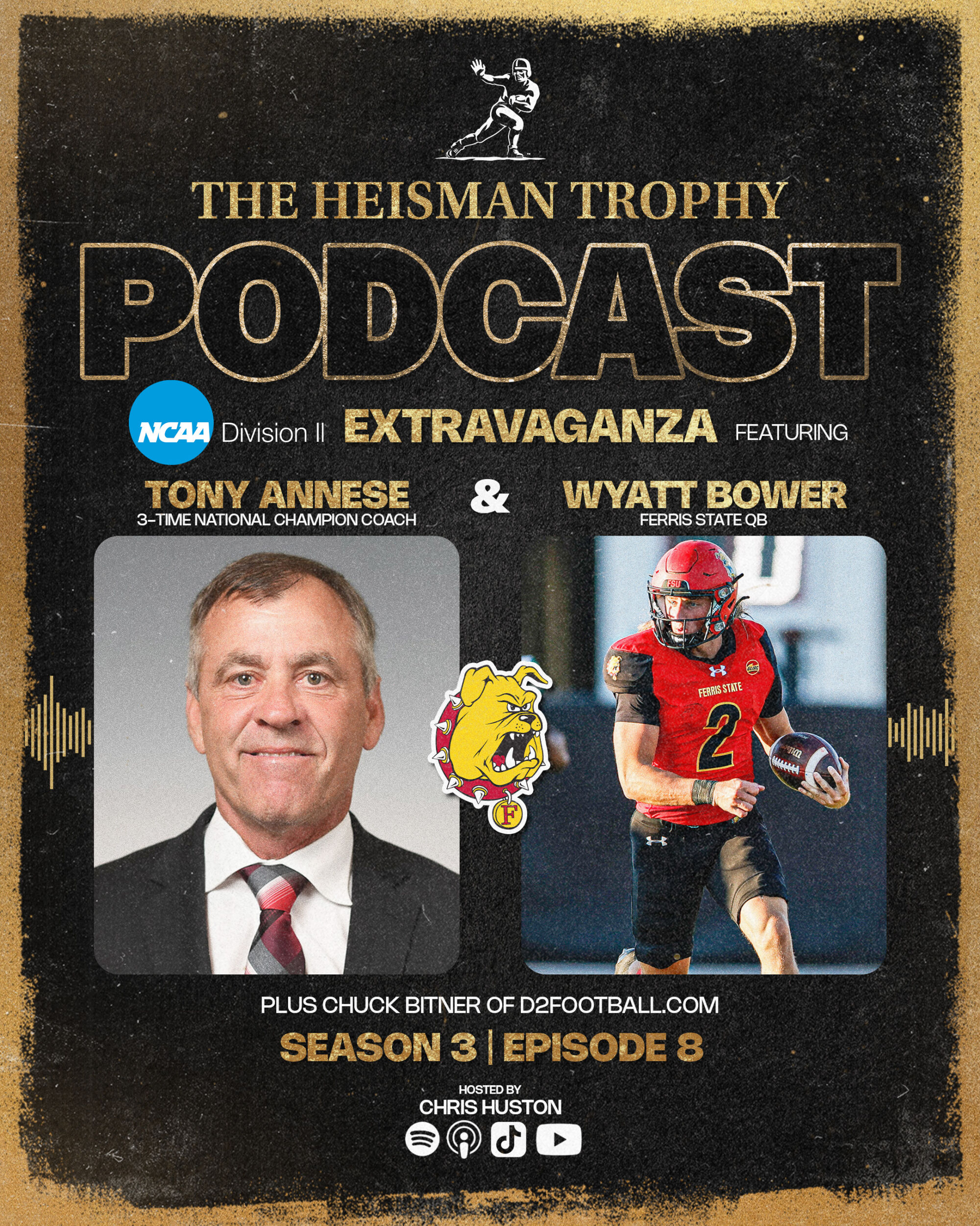Heisman Podcast graphic on Ferris State