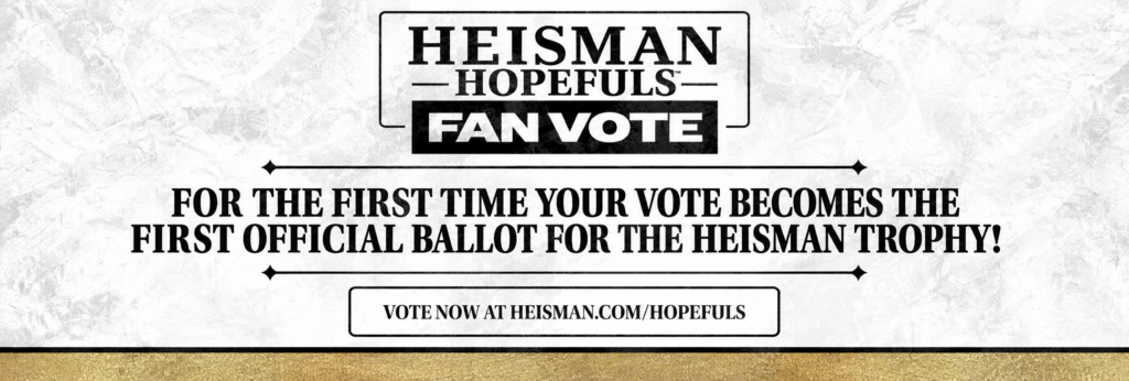 2026 Heisman Fan Vote is Live