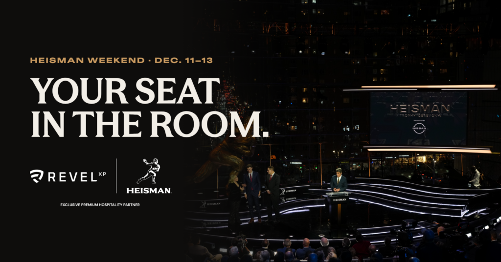 Heisman and REVELxp Partner to Offer Premium Fan Access to Heisman Weekend